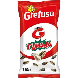 Pipas Tijuana GREFUSA – 165 gr: The Perfect Sunflower Seed Snack