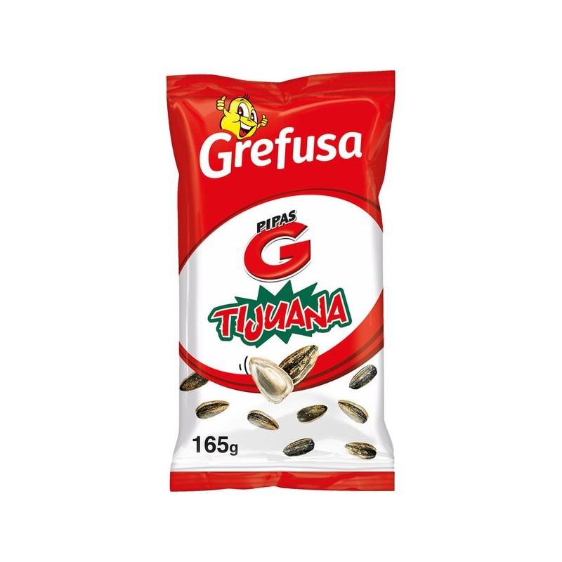 Pipas Tijuana GREFUSA – 165 gr: The Perfect Sunflower Seed Snack