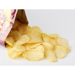 RUFFLES Kartoffelchips mit Schinkengeschmack - 150 gr: Unwiderstehlicher Schinkengeschmack