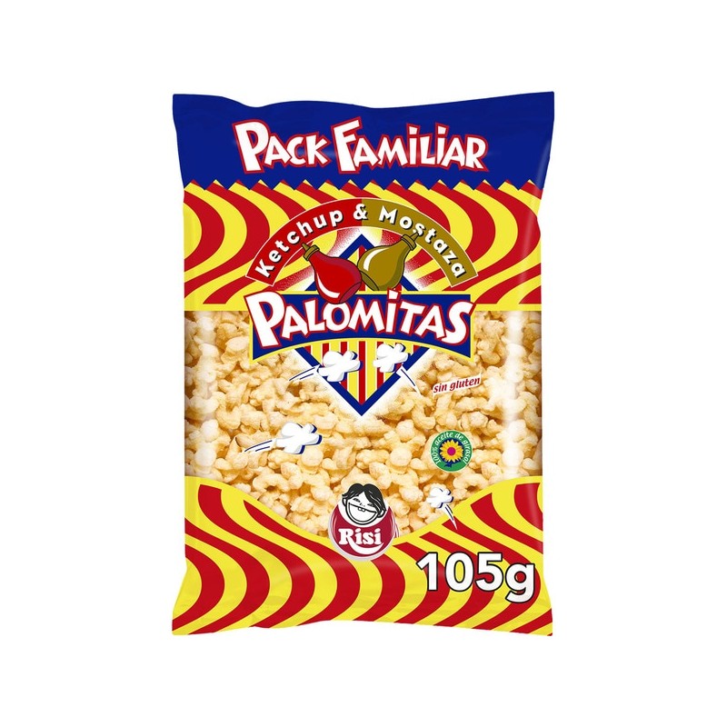 Palomitas Ketchup-Mostaza RISI - 105 gr: Sabor Único y Delicioso