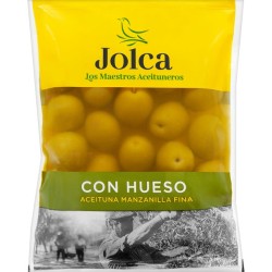 Olives Manzanilla avec Noyau JOLCA - 75 gr : Saveur Traditionnelle et Authentique